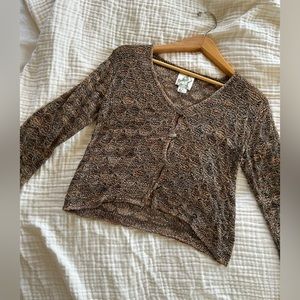 NWT Jo Covey Cardigan Knit Sweater